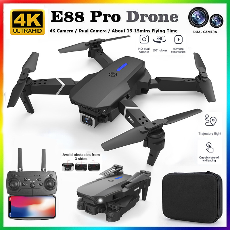 Drone Rc Foldable - 2026 NIEUWE E88 Professionele HD 4K