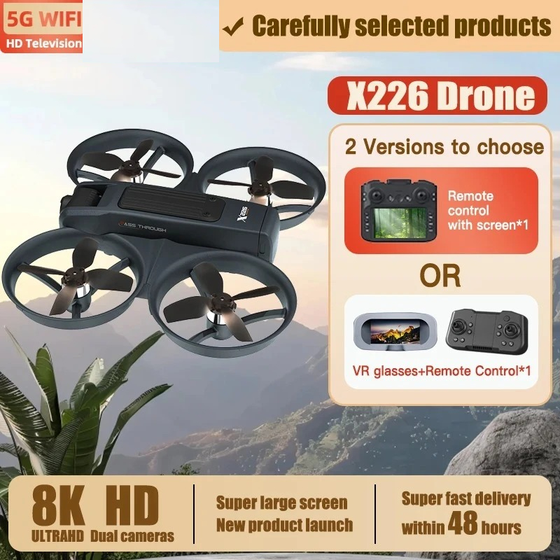 Drone Rc X226 - Originele X226/VR RC Drone 8K Professionele