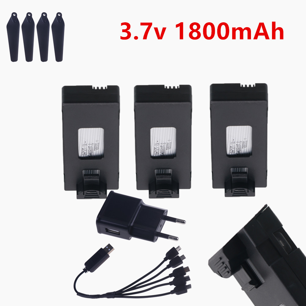 Drone Rc E99 - Oplaadbare 3.7V Lipo Batterij 1800mAh Of