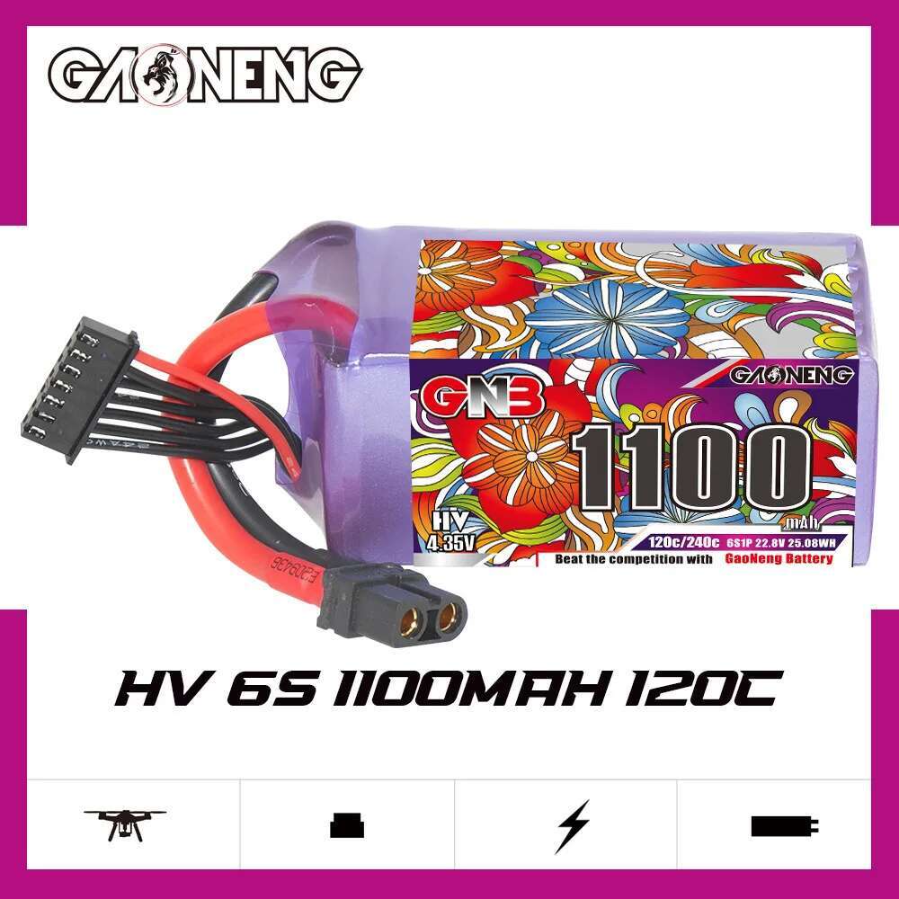 2 Stuks GNB 6S Lipo Batterij 2 - Drone Rc Leading recensie en prijs