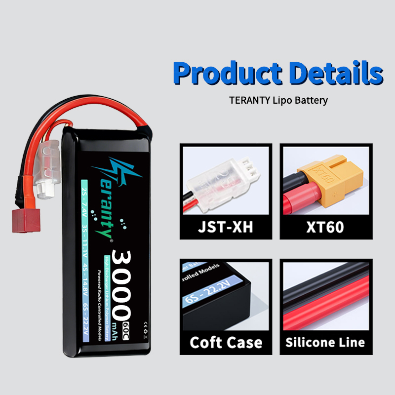 TERANTY 2S 3000mAh Lipo Batter - Drone Rc Leading recensie en prijs