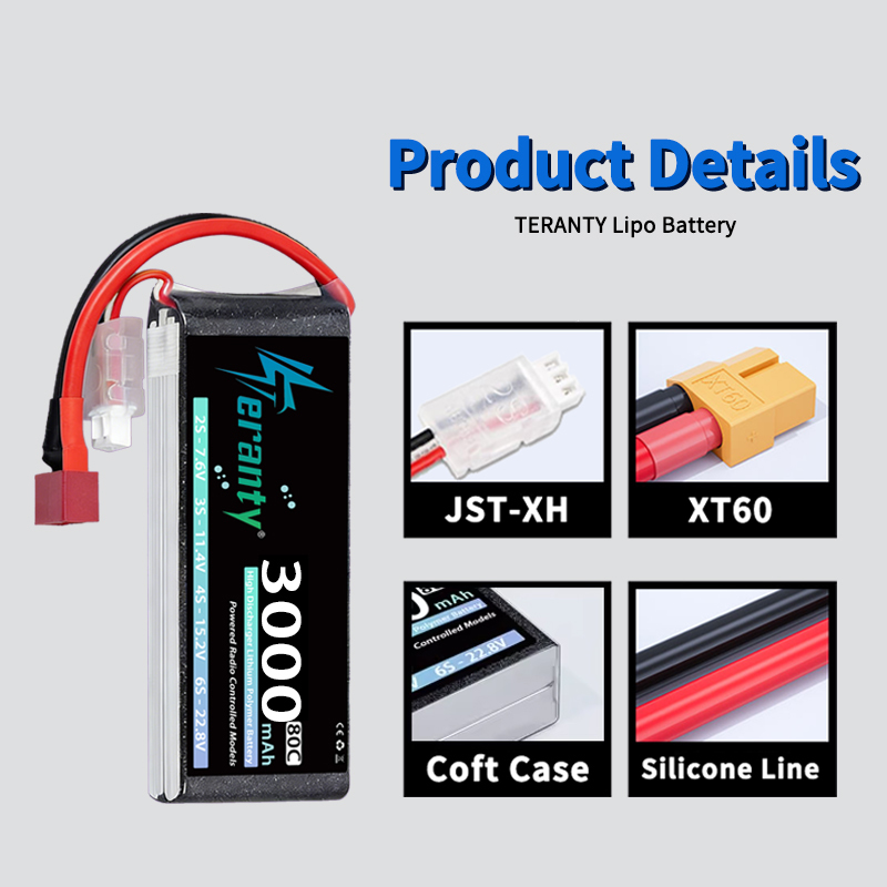 TERANTY 2S 3000mAh Lipo Batter - Drone Rc Leading recensie en prijs