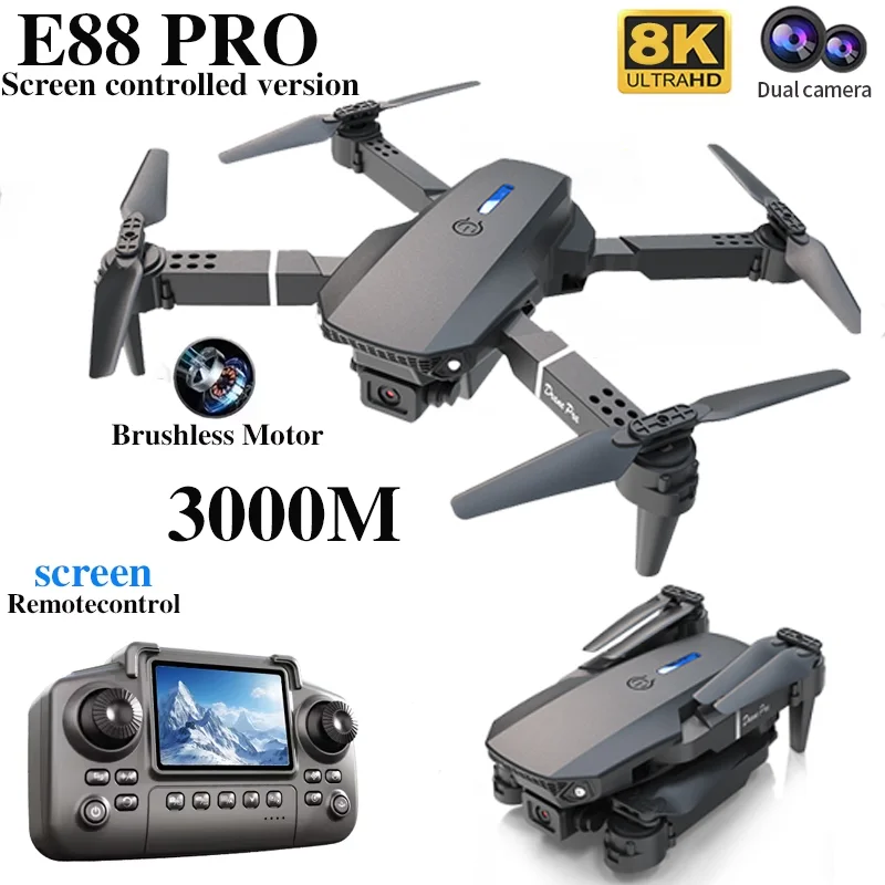 Professionele E88 PRO Drone me - Drone Rc App recensie en prijs