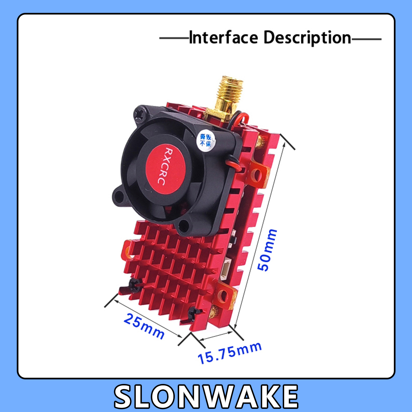SLONWAKE 5.8G 2W VTX FPV 1800T - Drone Rc Explorer recensie en prijs