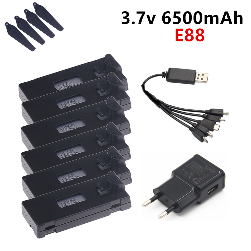 3.7V 6500mAh Lipo Batterij Voo - Drone Rc E99 recensie en prijs