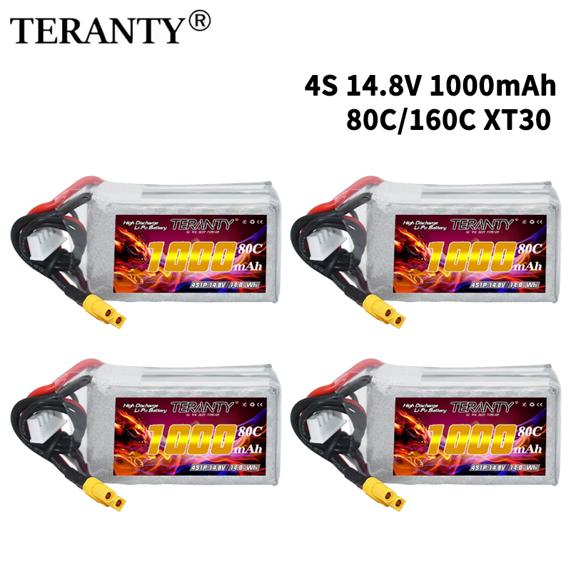 TERANTY 4S 1000mAh 14.8V 80C/1 - Drone Rc Leading recensie en prijs