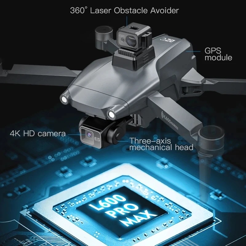 L600 PRO MAX GPS Drone Profess - Drone Rc App recensie en prijs