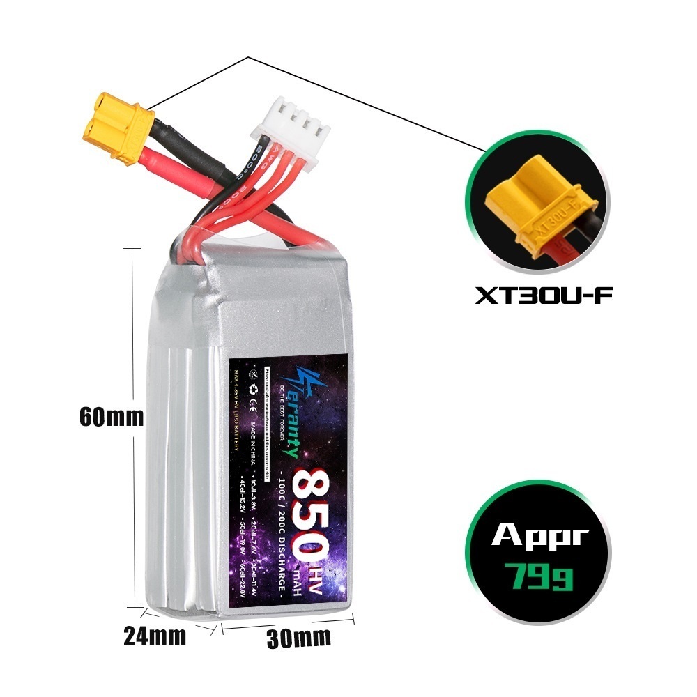 1/2/3PCS TERANTY 3S 11.4V Lipo - Drone Rc Leading recensie en prijs